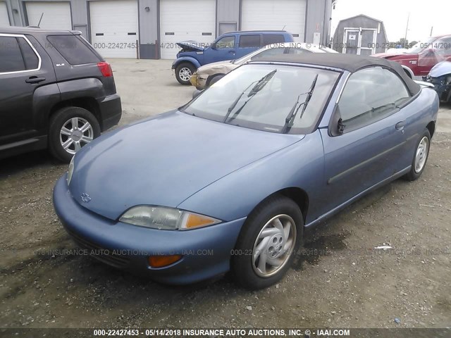 4G1JF3247VB102189 - 1997 CHEVROLET CAVALIER LS BLUE photo 2