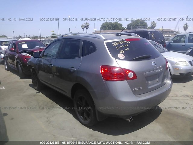 JN8AS58V98W139214 - 2008 NISSAN ROGUE S/SL SILVER photo 4