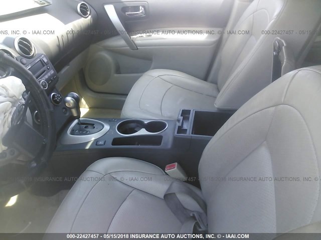 JN8AS58V98W139214 - 2008 NISSAN ROGUE S/SL SILVER photo 5