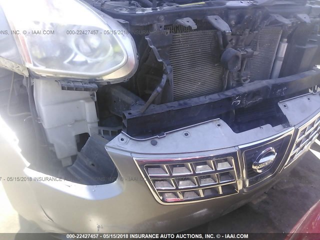 JN8AS58V98W139214 - 2008 NISSAN ROGUE S/SL SILVER photo 6