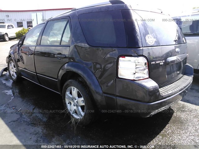 1FMDK061X7GA15730 - 2007 FORD FREESTYLE LIMITED GRAY photo 3