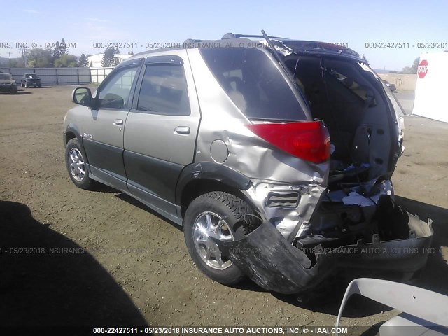 3G5DB03E62S574852 - 2002 BUICK RENDEZVOUS CX/CXL TAN photo 3