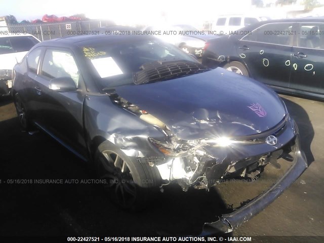 JTKJF5C72F3089689 - 2015 TOYOTA SCION TC 灰色 照片 1
