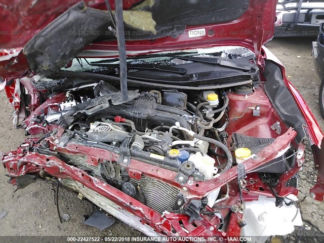 JF2GPABC3G8305139 - 2016 SUBARU CROSSTREK PREMIUM წითელი ფოტო 10