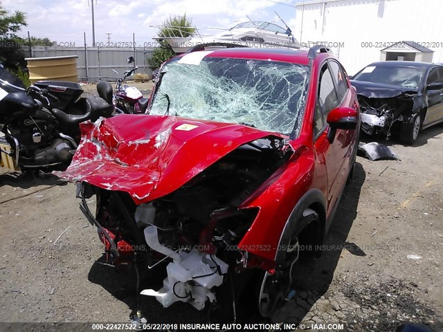 JF2GPABC3G8305139 - 2016 SUBARU CROSSTREK PREMIUM RED photo 2