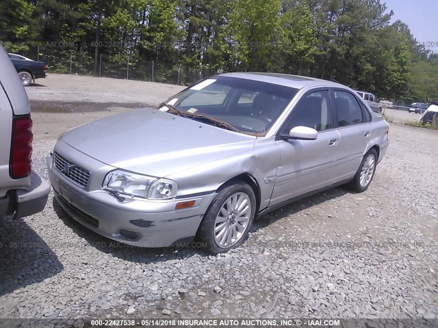 YV1TS592761426502 - 2006 VOLVO S80 2.5T SILVER photo 2