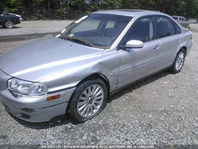 YV1TS592761426502 - 2006 VOLVO S80 2.5T SILVER photo 6