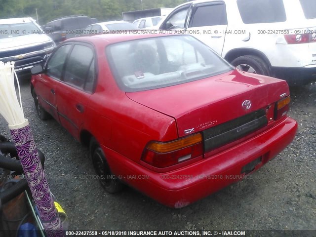 2T1AE09B3SC114562 - 1995 TOYOTA COROLLA LE/DX 红色 照片 3