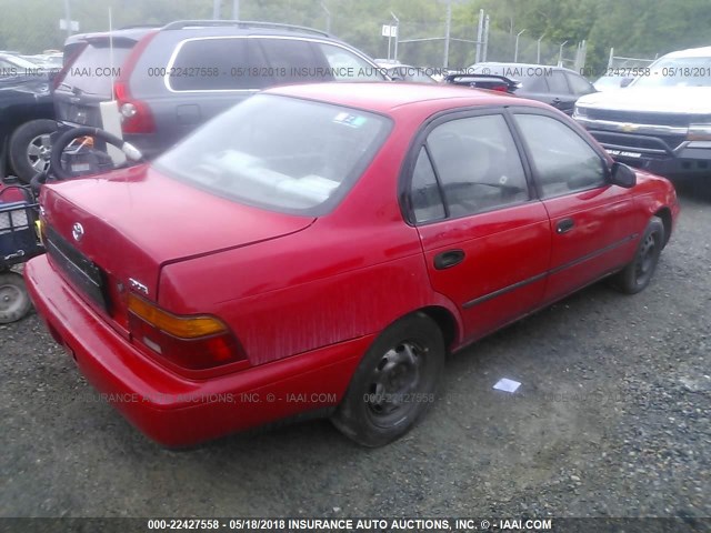 2T1AE09B3SC114562 - 1995 TOYOTA COROLLA LE/DX 红色 照片 4