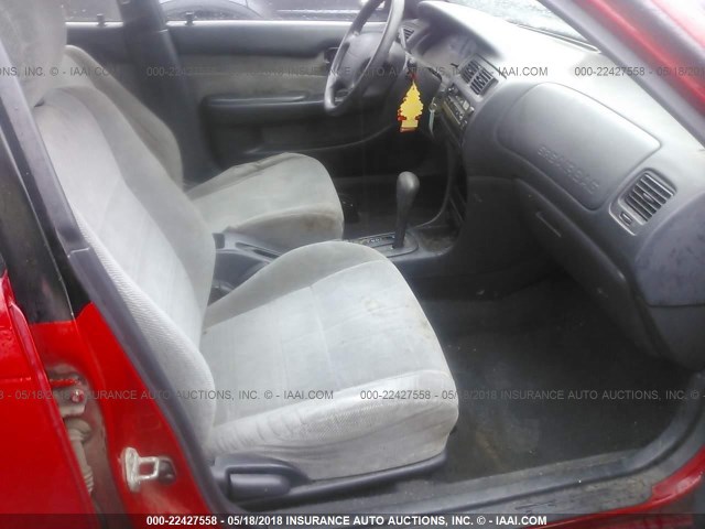 2T1AE09B3SC114562 - 1995 TOYOTA COROLLA LE/DX RED photo 5