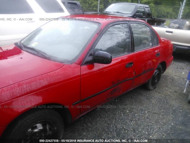 2T1AE09B3SC114562 - 1995 TOYOTA COROLLA LE/DX 红色 照片 6