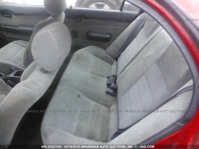 2T1AE09B3SC114562 - 1995 TOYOTA COROLLA LE/DX 红色 照片 8