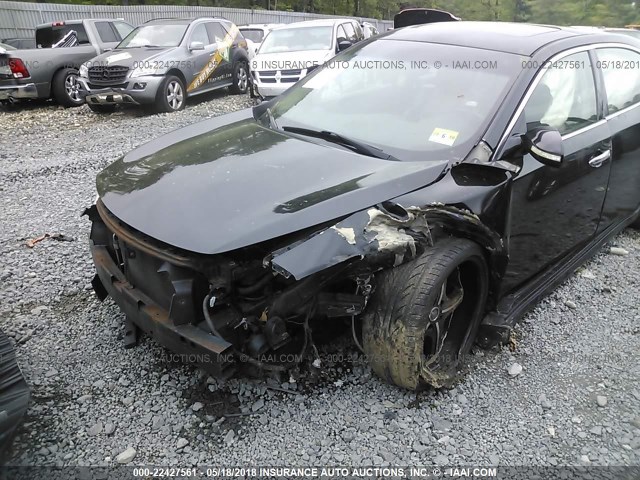 1N4AA51EX9C841995 - 2009 NISSAN MAXIMA S/SV BLACK photo 6