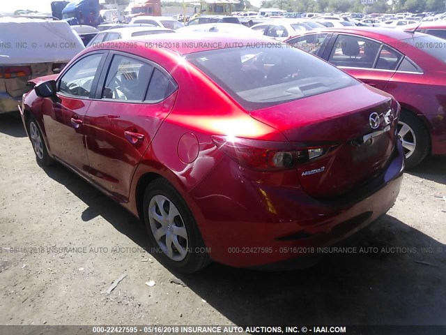 JM1BM1U70F1233955 - 2015 MAZDA 3 SPORT RED photo 3