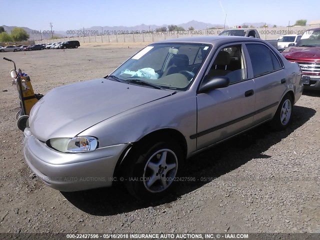 1Y1SK5281XZ426249 - 1999 CHEVROLET GEO PRIZM LSI GOLD photo 2