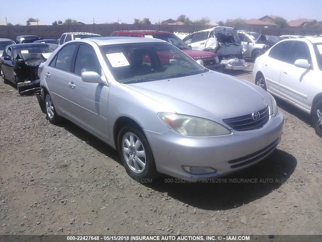 4T1BE30K93U240377 - 2003 TOYOTA CAMRY LE/XLE/SE ვერცხლისფერი ფოტო 1
