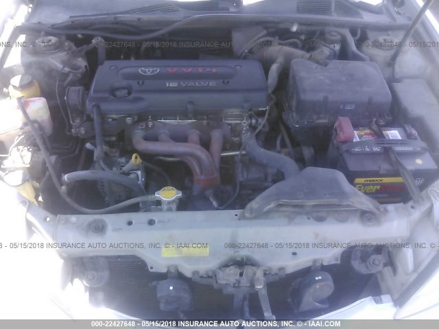 4T1BE30K93U240377 - 2003 TOYOTA CAMRY LE/XLE/SE SILVER photo 10