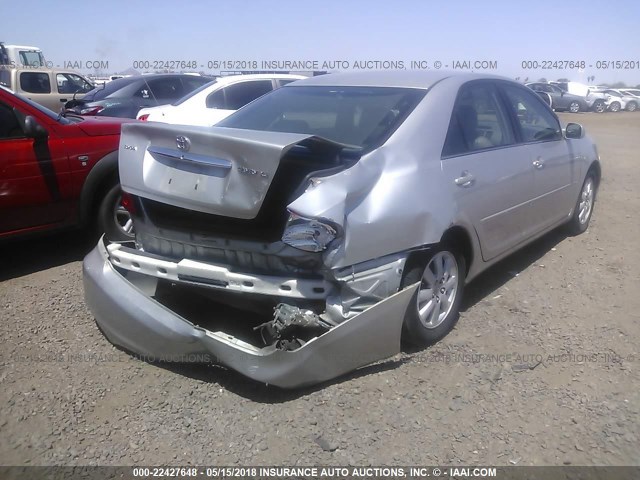 4T1BE30K93U240377 - 2003 TOYOTA CAMRY LE/XLE/SE ვერცხლისფერი ფოტო 4