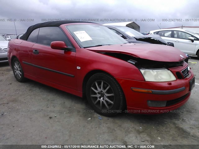 YS3FD79Y146009236 - 2004 SAAB 9-3 ARC RED photo 1