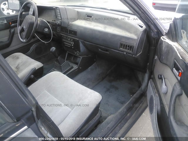 JF2AN53B7GE420739 - 1986 SUBARU GL 4WD GRAY photo 5