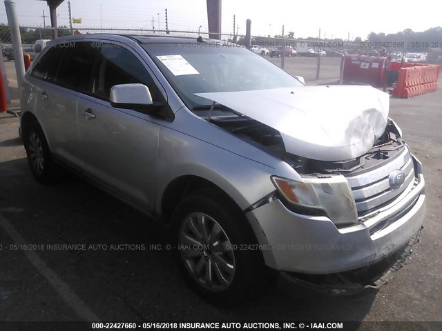 2FMDK38C89BA64189 - 2009 FORD EDGE SEL SILVER photo 1