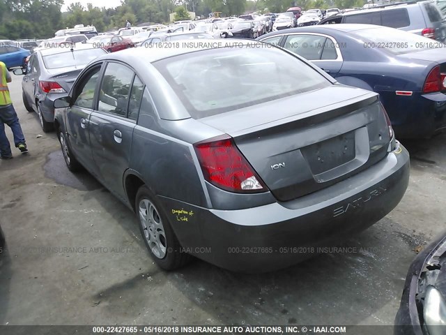 1G8AJ52F04Z222646 - 2004 SATURN ION LEVEL 2 灰色 照片 3