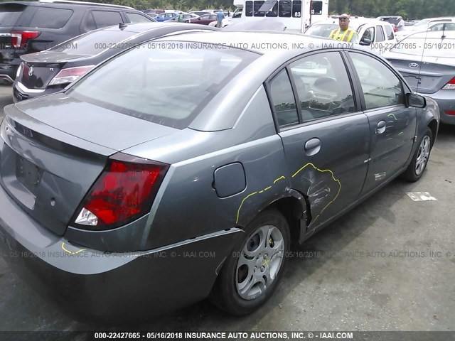 1G8AJ52F04Z222646 - 2004 SATURN ION LEVEL 2 灰色 照片 4