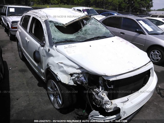 1B3CB4HA8AD538985 - 2010 DODGE CALIBER SXT WHITE photo 1