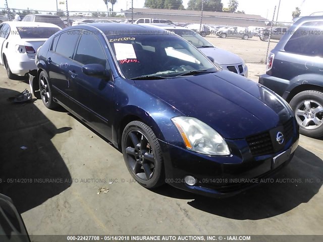 1N4BA41E06C808918 - 2006 NISSAN MAXIMA SE/SL BLUE photo 1