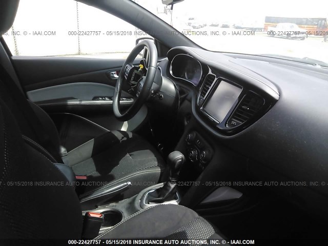 1C3CDFBB1FD268208 - 2015 DODGE DART SXT BLACK photo 5