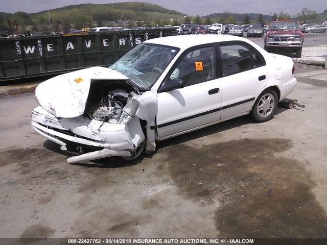 1Y1SK52882Z420800 - 2002 CHEVROLET GEO PRIZM LSI WHITE photo 2