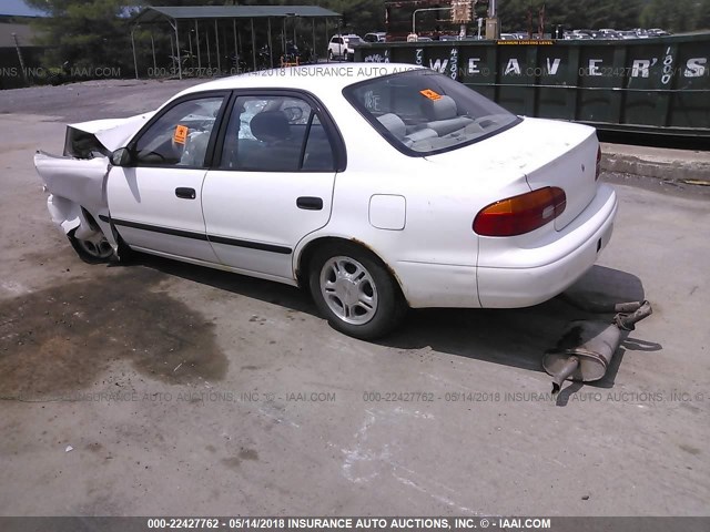 1Y1SK52882Z420800 - 2002 CHEVROLET GEO PRIZM LSI 白色 照片 3