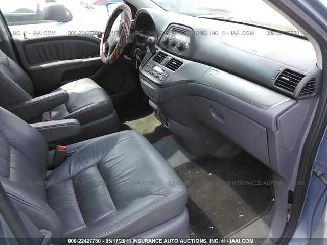 5FNRL38687B050536 - 2007 HONDA ODYSSEY EXL ტალღისფერი ფოტო 5