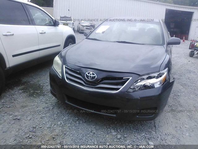 4T1BF3EK3AU040646 - 2010 TOYOTA CAMRY SE/LE/XLE GRAY photo 6