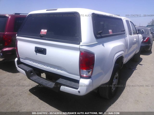 5TFRX5GN1GX061988 - 2016 TOYOTA TACOMA ACCESS CAB/SR/SR5 白色 照片 4