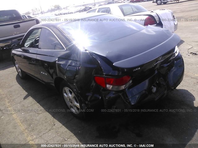 2T1CF28P1YC401194 - 2000 TOYOTA CAMRY SOLARA SE/SLE შავი ფოტო 3