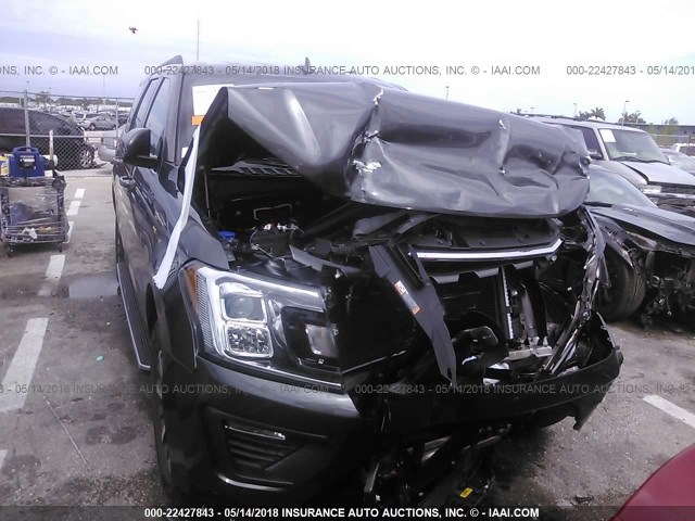 1FMJU1HT3JEA25987 - 2018 FORD EXPEDITION XLT GRAY photo 6