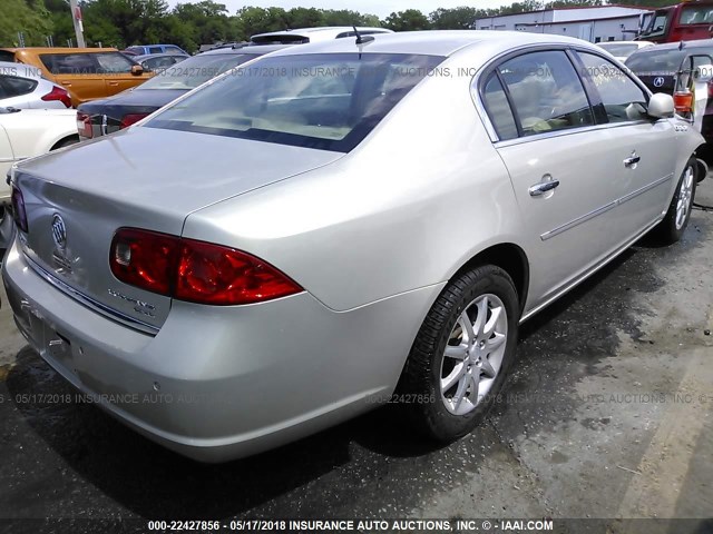 1G4HD57238U177203 - 2008 BUICK LUCERNE CXL BEIGE photo 4