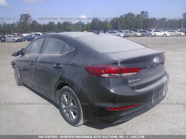 5NPD84LF4HH144215 - 2017 HYUNDAI ELANTRA SE/VALUE/LIMITED BLACK photo 3