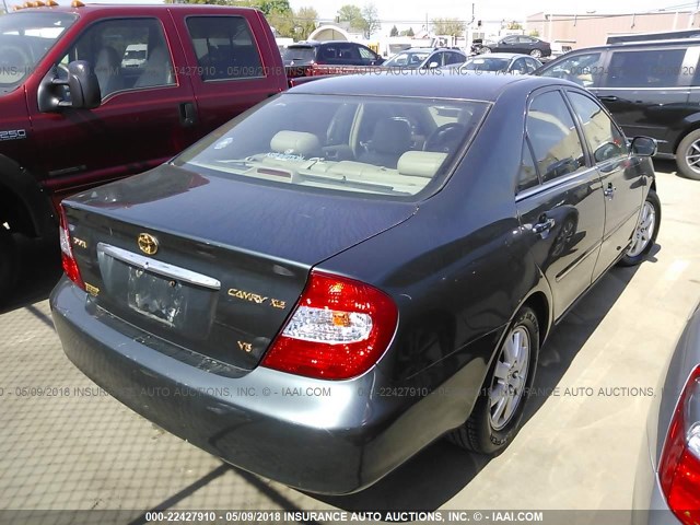 4T1BF32KX3U562424 - 2003 TOYOTA CAMRY LE/XLE/SE 绿色 照片 4