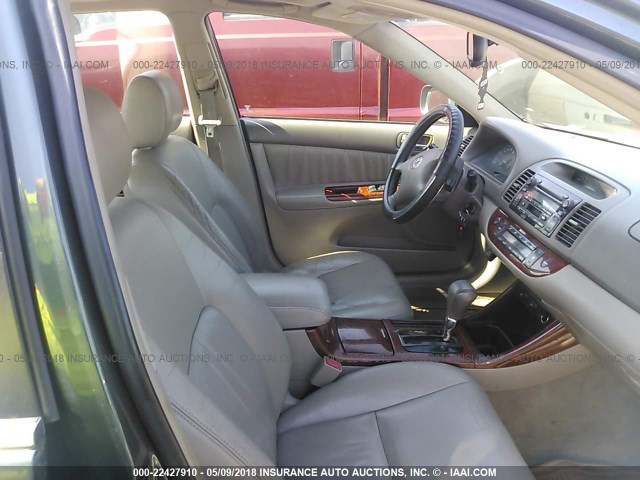 4T1BF32KX3U562424 - 2003 TOYOTA CAMRY LE/XLE/SE 绿色 照片 5