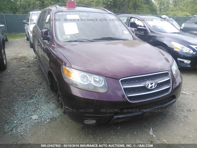 5NMSH13E97H038397 - 2007 HYUNDAI SANTA FE SE/LIMITED MAROON photo 6