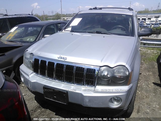 1J8HR58267C521883 - 2007 JEEP GRAND CHEROKEE LIMITED SILVER photo 6