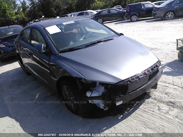 5NPD84LF3JH307880 - 2018 HYUNDAI ELANTRA SEL/VALUE/LIMITED GRAY photo 1