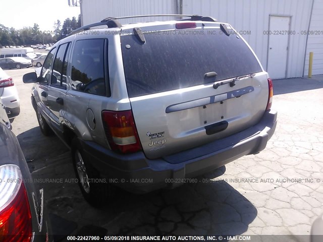 1J4GW48S94C326050 - 2004 JEEP GRAND CHEROKEE LAREDO/COLUMBIA/FREEDOM 灰色 照片 3