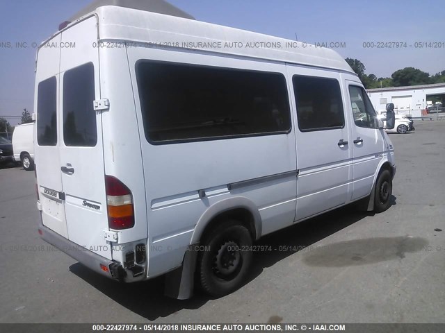 WD5PD644X45663685 - 2004 SPRINTER 2500 SPRINTER  WHITE photo 4