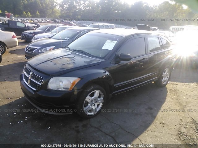 1B3HB48B67D218698 - 2007 DODGE CALIBER SXT BLACK photo 2