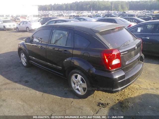 1B3HB48B67D218698 - 2007 DODGE CALIBER SXT BLACK photo 3