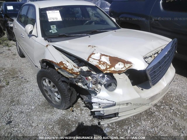 KNALD124055075277 - 2005 KIA AMANTI WHITE photo 6