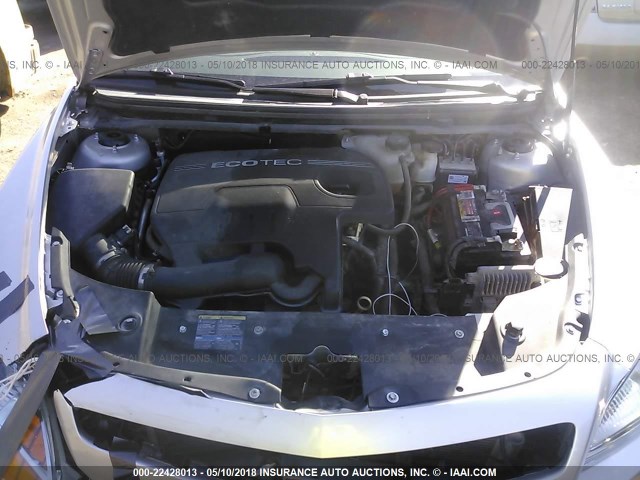 1G1ZC5EB2AF108133 - 2010 CHEVROLET MALIBU 1LT 银色 照片 10